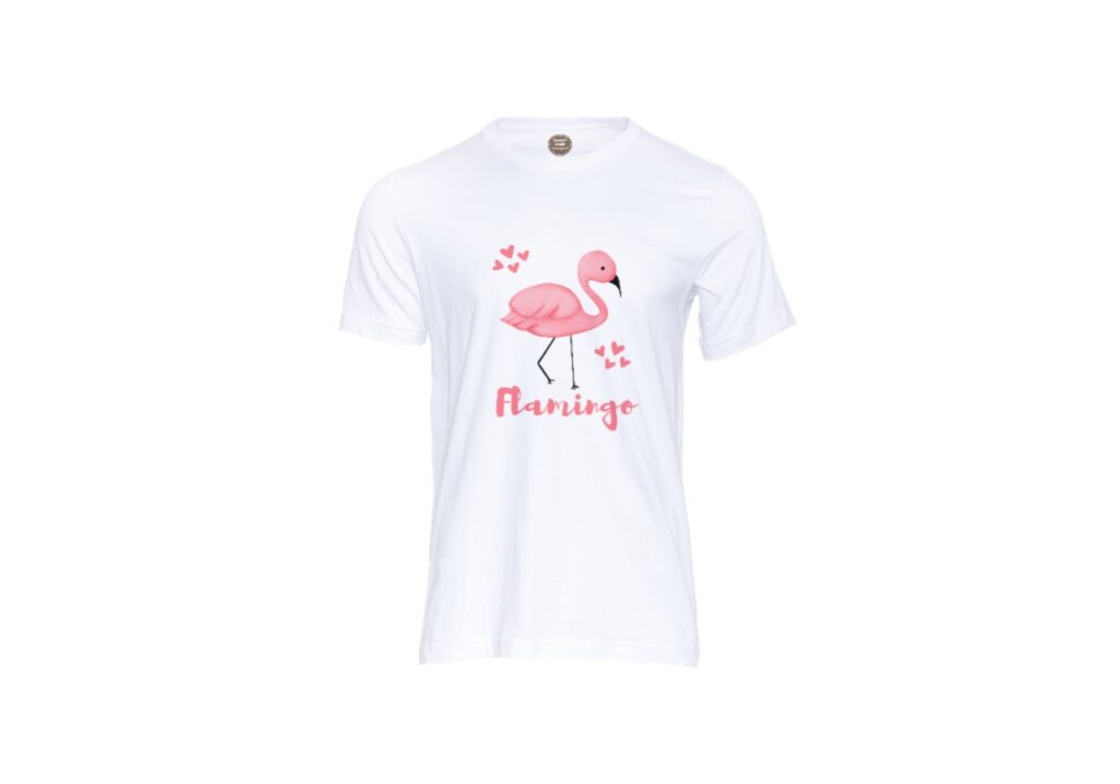 Flamingo White T-shirt